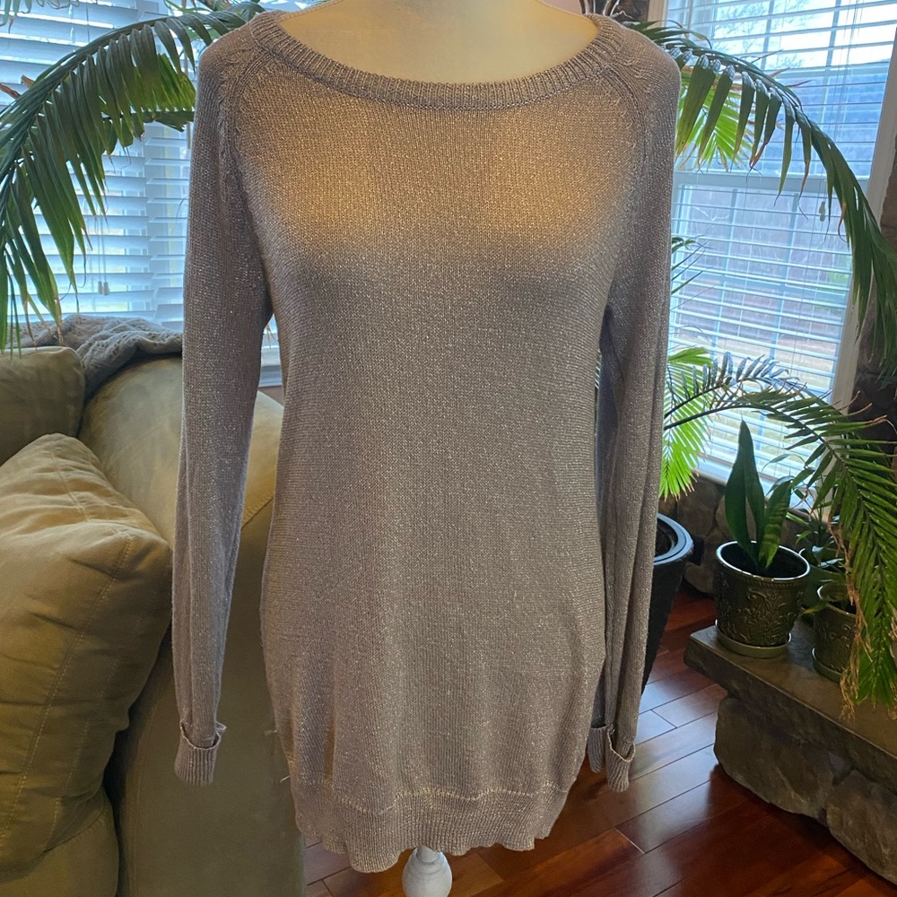 Cupio Silver Knit Top